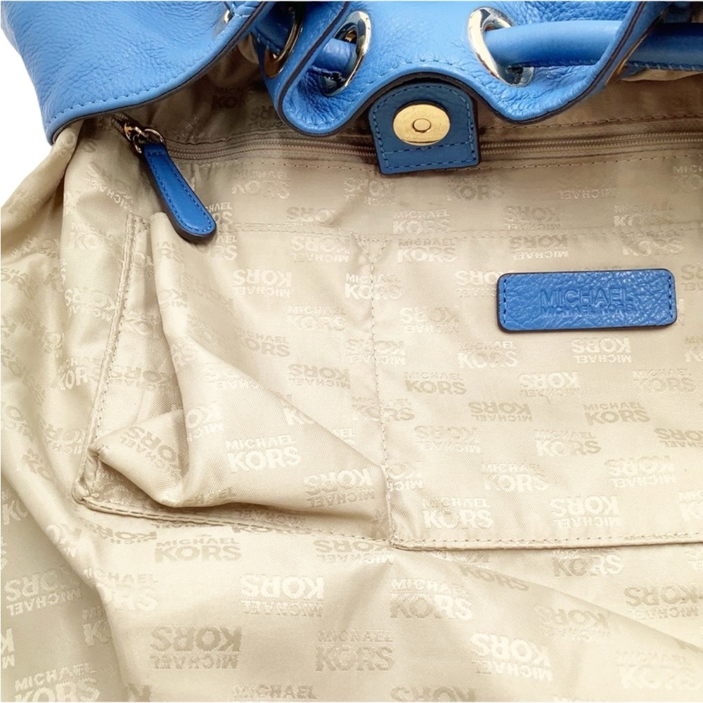 {Michael Kors} Pebble Leather Slouchy Bag - Picture 14 of 16